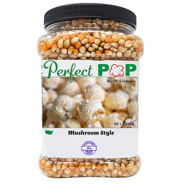 Concession Essentials Gourmet Mushroom Extra Large Popcorn Kernels - 2Lbs