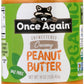 Once Again Organic Creamy Peanut Butter, 16Oz - Salt Free, Unsweetened - Usda Organic, Gluten Free Certified, Vegan, Kosher - Glass Jar