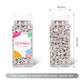 Sujoygar Metallic Sprinkles For Cake Decorating, Light Silver Pearl Sugar Rods Candy, Silver Sprinkles For Baking Cupcake Topper