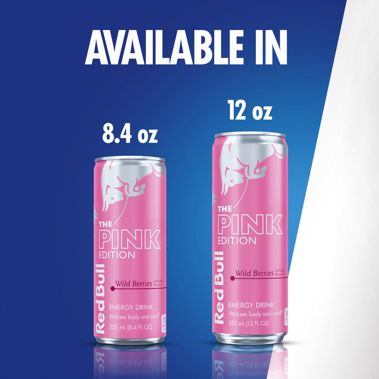 Red Bull Pink Edition Energy Drink  Wild Berries  12 fl. oz.  Pack of 4 cans  with 80mg Caffeine  Taurine & B Vitamins