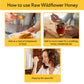 Raw Wildflower Honey - Pure, Unadulterated, Clean, Grade A Strained Honey From The Pacific Northwest (12 Ounces)