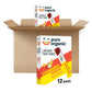 Pure Organic Layered Fruit Bars, Strawberry Banana, Gluten Free, Vegan Fruit Snacks (2 Boxes, 24 Bars)