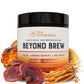 Live Conscious Beyond Brew Caramel Macchiato Coffee Alternative - Low Caffeine Superfood with Mushroom Complex - 30 Servings