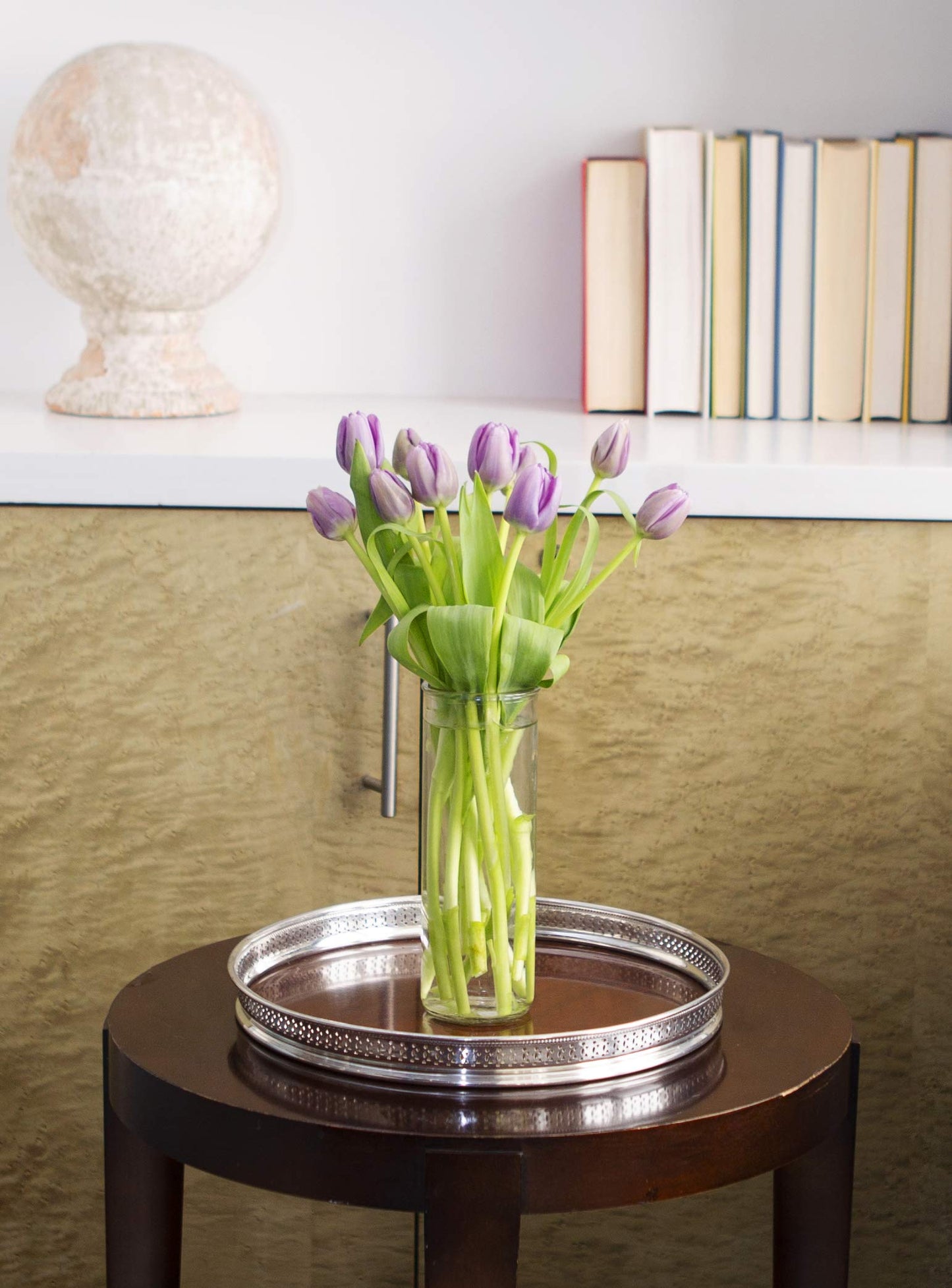 Kabloom Flowers - Bouquet Of Fresh Purple Tulips Without Vase - Gift For Birthday, Anniversary, Get Well, Thank You, Valentine, Mother’S Day Fresh Flowers