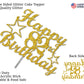 82 Birthday Cake Topper Gold Glitter, Party Decoration Ideas, Premium Quality, Sturdy Doubled Sided Glitter, Acrylic Stick. Made