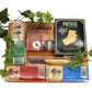 Gift Basket Village: Sweet Home Sampler - Gourmet Cheese & Cracker Cutting Board Set