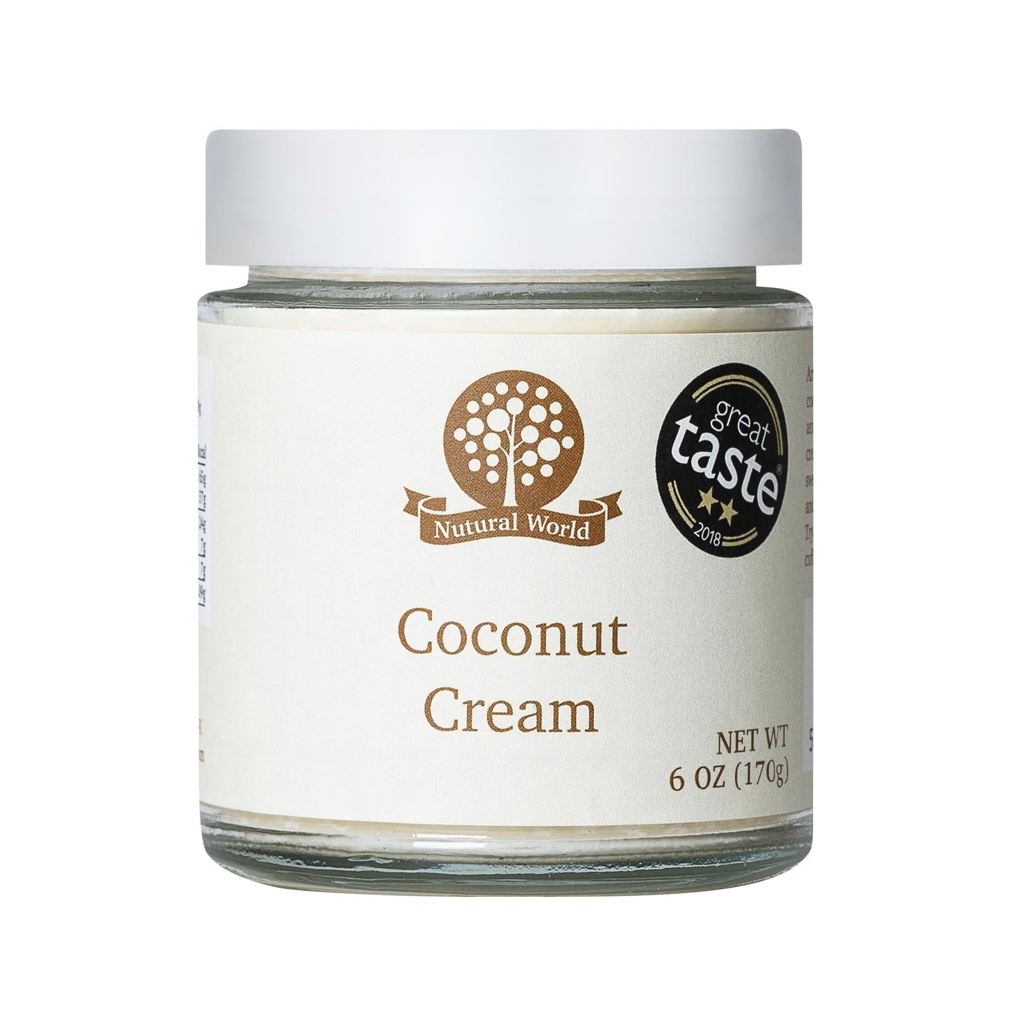 Nutural World - Coconut Cream 6 Oz (170G) Great Taste Award Winner
