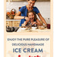 Junket Chocolate Ice Cream Mix: Makes 12 Quarts Old Fashioned Homemade Maker Or Hand Stir - Just Add Milk And Cream, Chill, And