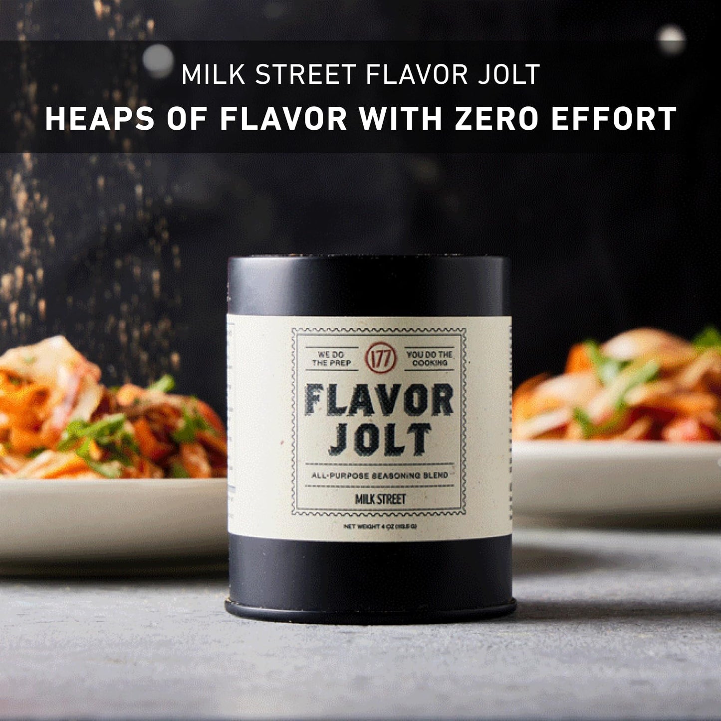 Christopher Kimballs Milk Street Umami Seasoning Blend, 6 oz, Yellow - Mushroom, Miso, Garlic & Spices for Meat & Vegetables