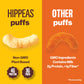 Hippeas Chickpea Puffs, Cheezy Vibes, 0.8 Ounce (Pack of 30), 3g Protein, 2g Fiber, Vegan, Gluten-Free, Crunchy, Plant Protein S