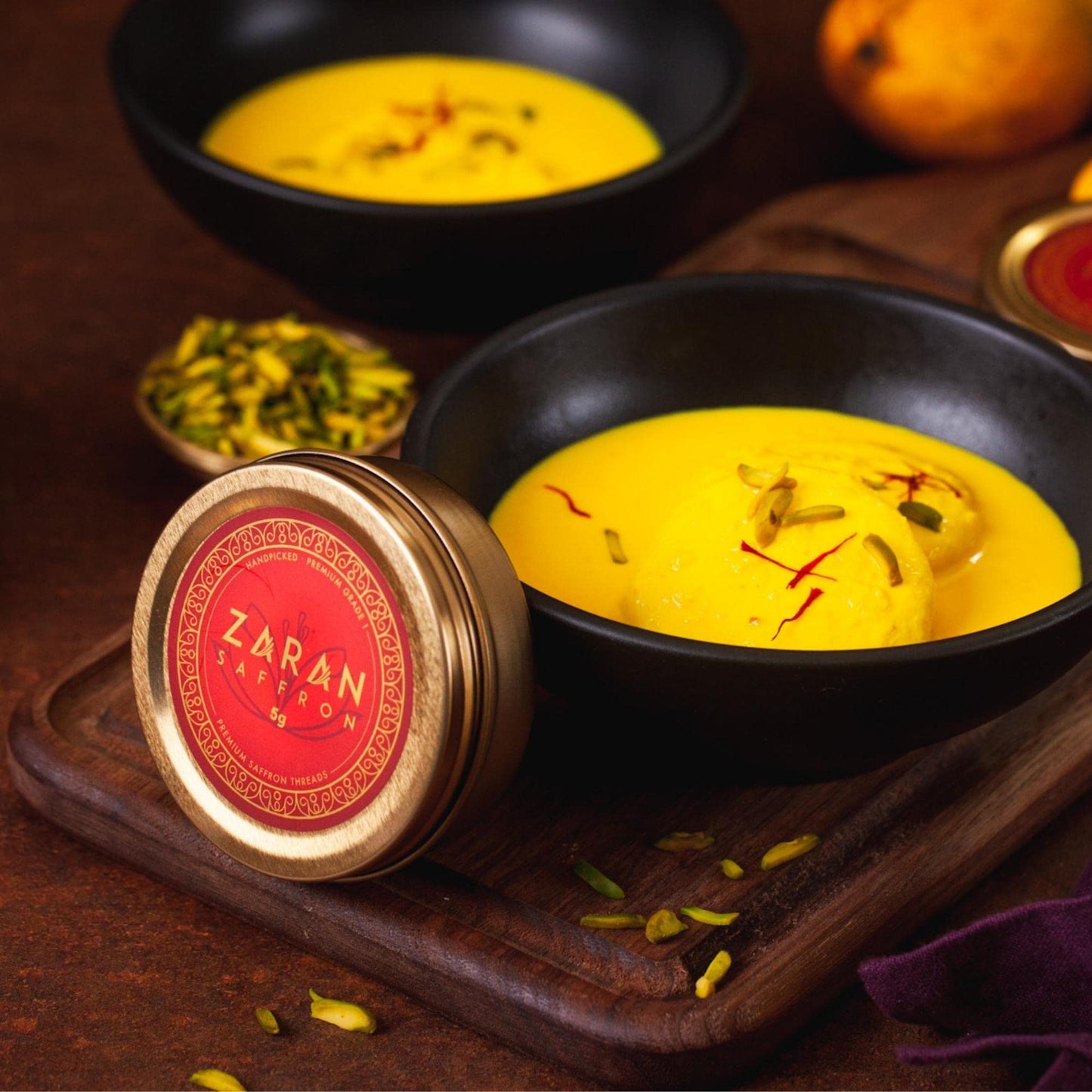 Zaran Saffron Superior Saffron Threads, 5 Grams, Premium Grade for Paella, Risotto, Tea, Culinary Uses