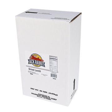 Jack Rabbit Dried Lentils, 20 lbs Box