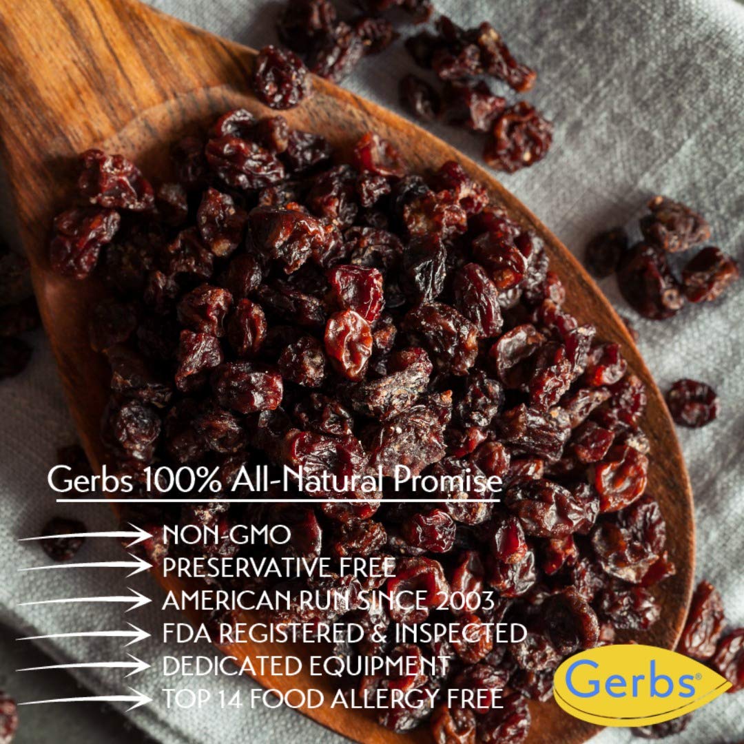 Gerbs Dried Zante Currants 1 lb. | Unsulfured, No Artificial Additives, Resealable Bag | Naturally Bold & Sweet Flavor | Top 14