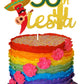 Caiwowo Taco Bout 50 Birthday Cake Topper - Glitter Paper Decoration for Fiesta Party, Model 1