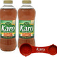 KARO Pancake Syrup, 16 fl oz (Pack of 2) with Measuring Spoon