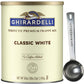Ghirardelli Classic White Premium Frapp   Mix, 3.12 lb Can with Ghirardelli Stamped Barista Spoon