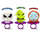 The Nightmare Before Christmas Lollipop Rings  Individually Wrapped Decorated Suckers  Halloween 2025 Candy  18 Count