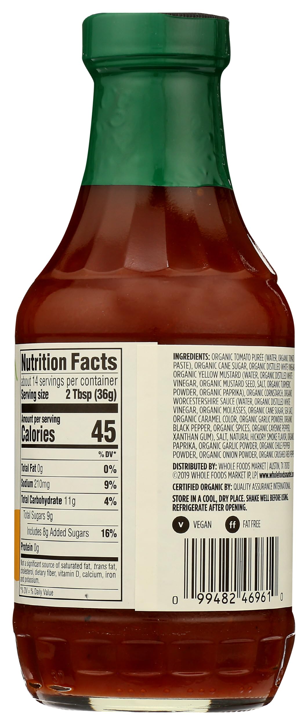 365 by Whole Foods Market, Organic Memphis Madness Barbecue Sauce, 18 Oz