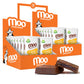 Moo Chocolates All Natural Milk Chocolate Mini Bars with Honey Caramel 0.7 oz, 28 ct (Pack of 2) | 70 Calorie Snacks for On-the-
