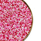 NIPEOR Edible Pearl Sprinkles for Cake Decorating - 130g 2mm Matte Sugar Pearls in White, Red, Pink