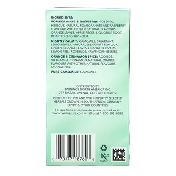 Twinings Assorted Herbal Tea, 20 Ct