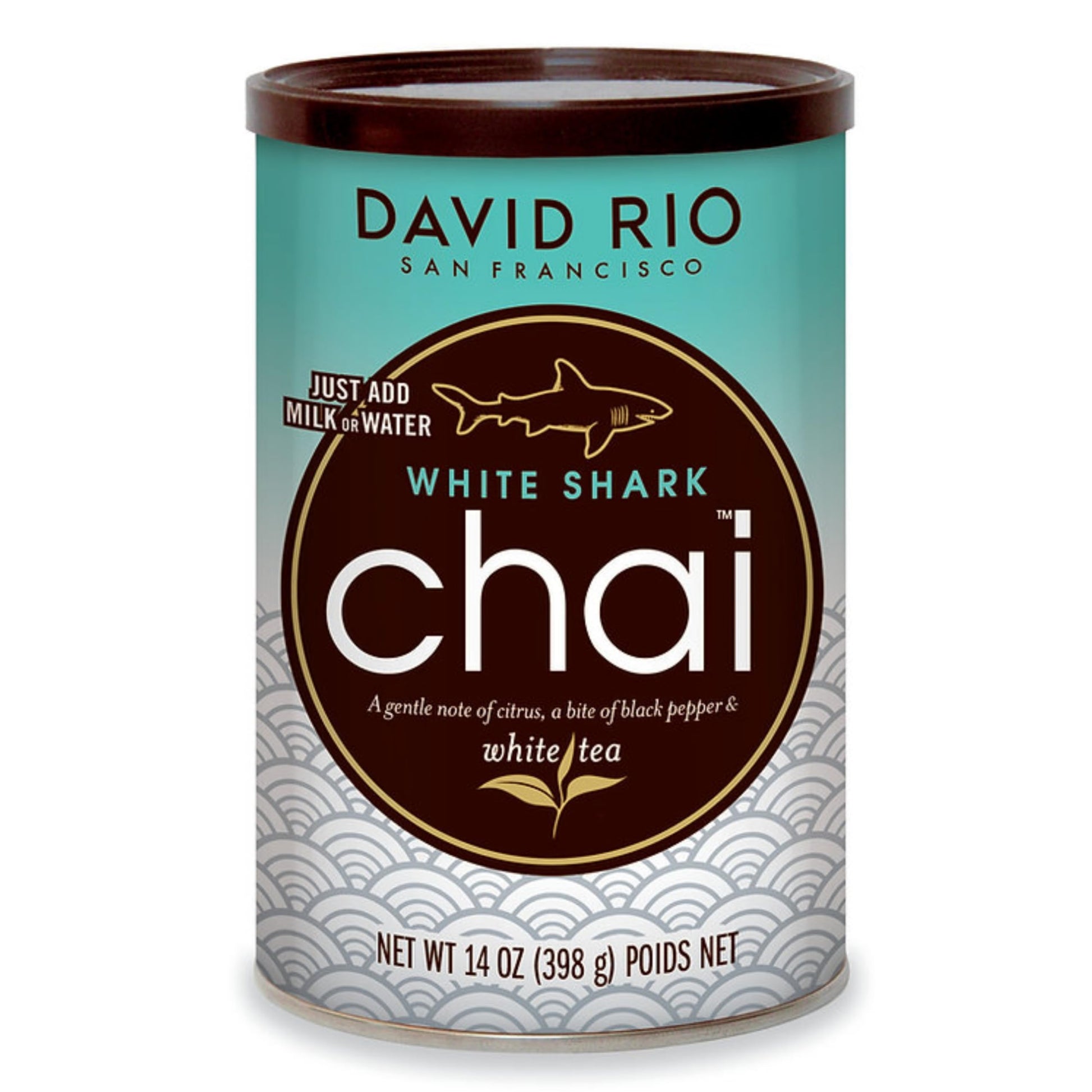 White Marine Theme Chai Tea Latte Mix  14 Oz  White Tea  Organic Spices  Dairy Free  Serve Hot Or Cold  Just Add Water Or Milk  14 Servings
