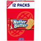 Nutter Butter Peanut Butter Sandwich Cookies, 12 Snack Packs (4 Cookies Per Pack)