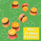 Spongebob Krabby Patty Candies, Mini Sandwich Gummies, Gift Basket Stuffers And Party Favors, Pack Of 3 (1.73 Oz Each)