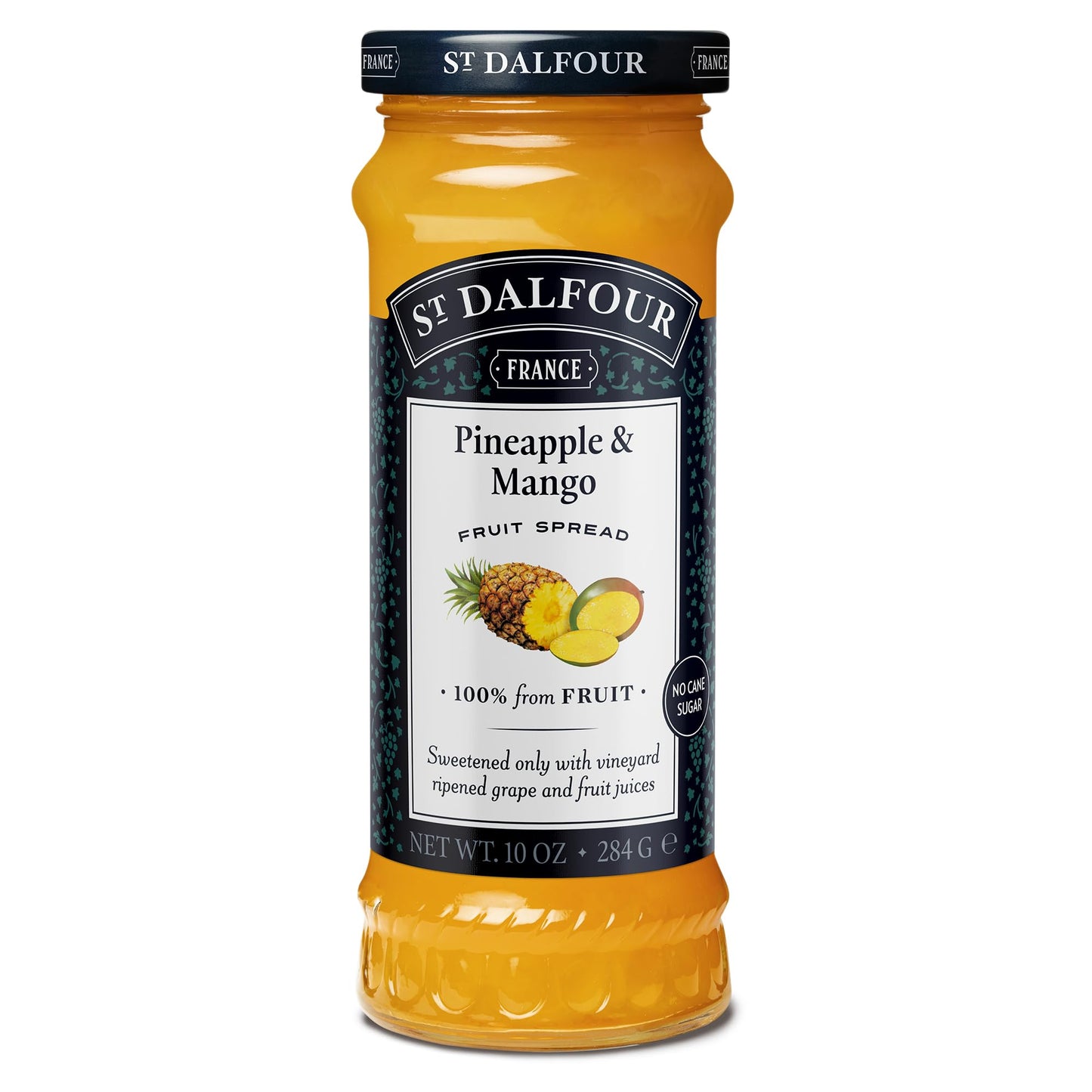 St. Dalfour Pineapple & Mango Fruit Spread, 10 Ounce