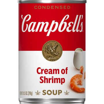 Campbell'S Condensed Cream Of Shrimp Soup, 10.5 Oz Can