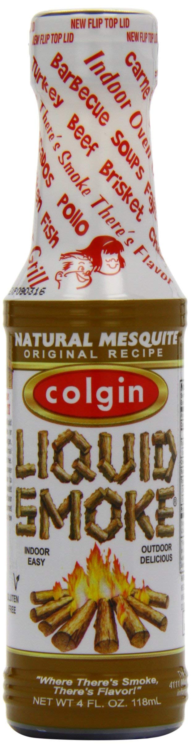 Colgin Liquid Smoke Mesquite Flavor, 4-Ounce Bottles (Pack Of 12)