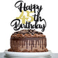 Klionjor 45Th Happy Birthday Cake Topper Happy Birthday Cake Decoration 45Th Birthday Party Decoration Gift Plugin (45)