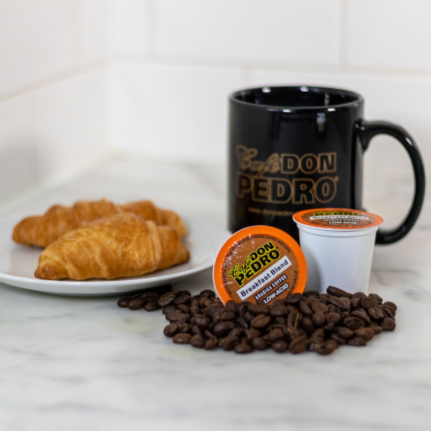 Cafe Don Pedro Low Acid Coffee Pods, Compatible with Keurig, Assortment Pack of 6 Varieties, 72 Count, 12 Cups Each