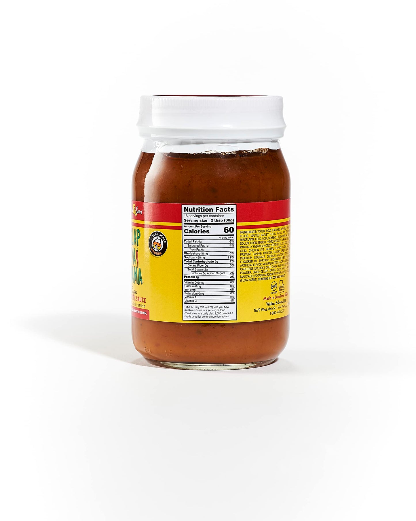 Slap Ya Mama Cajun Etoufee Sauce for Chicken or Seafood, Pre Cooked, 16 Ounce