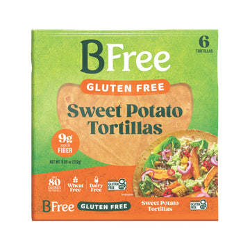 Bfree Gluten Free Sweet Potato Tortilla Wraps, 8.89 Oz - 6 Tortillas (Pack Of 6)