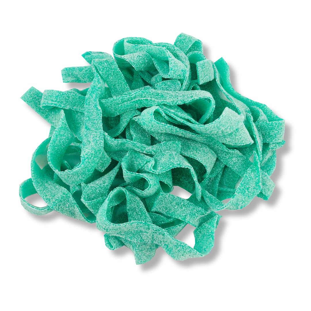 Sour Power Candy Belts, Green Apple Flavor, 6.6 lb Pack of 3, Model 2912617094