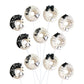 24 Ct Black White Donut Shaped Candy Lollipops Covered With Sprinkles, Individually Wrapped Lollipop Suckers Candy Bulk, Mixed Fruit Flavor, Artistically Crafted Lollipops Candys Gifts For Halloween