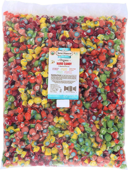 Torie and Howard Organic Hard Candy Bulk Candy, Five Assorted Flavors, 5 pound bag