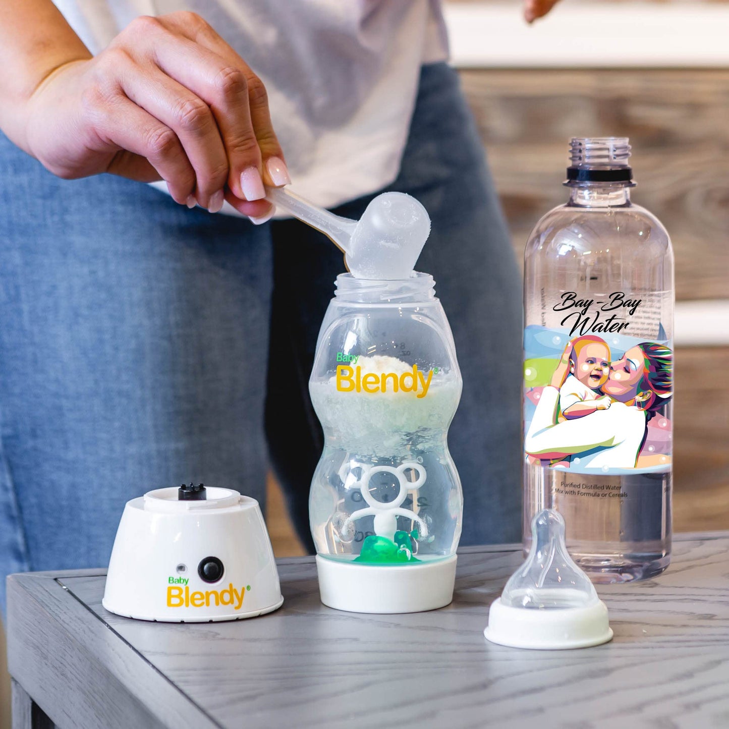 Bay Bay Water - Purified Distilled Water for Babies - 16.9 oz. - Use for Everyday Drinking  Infant Formula  Milk  and Baby Cereal - BPA Free - No Fluoride  Phosphate - Prevent Mineral Overload - (24)