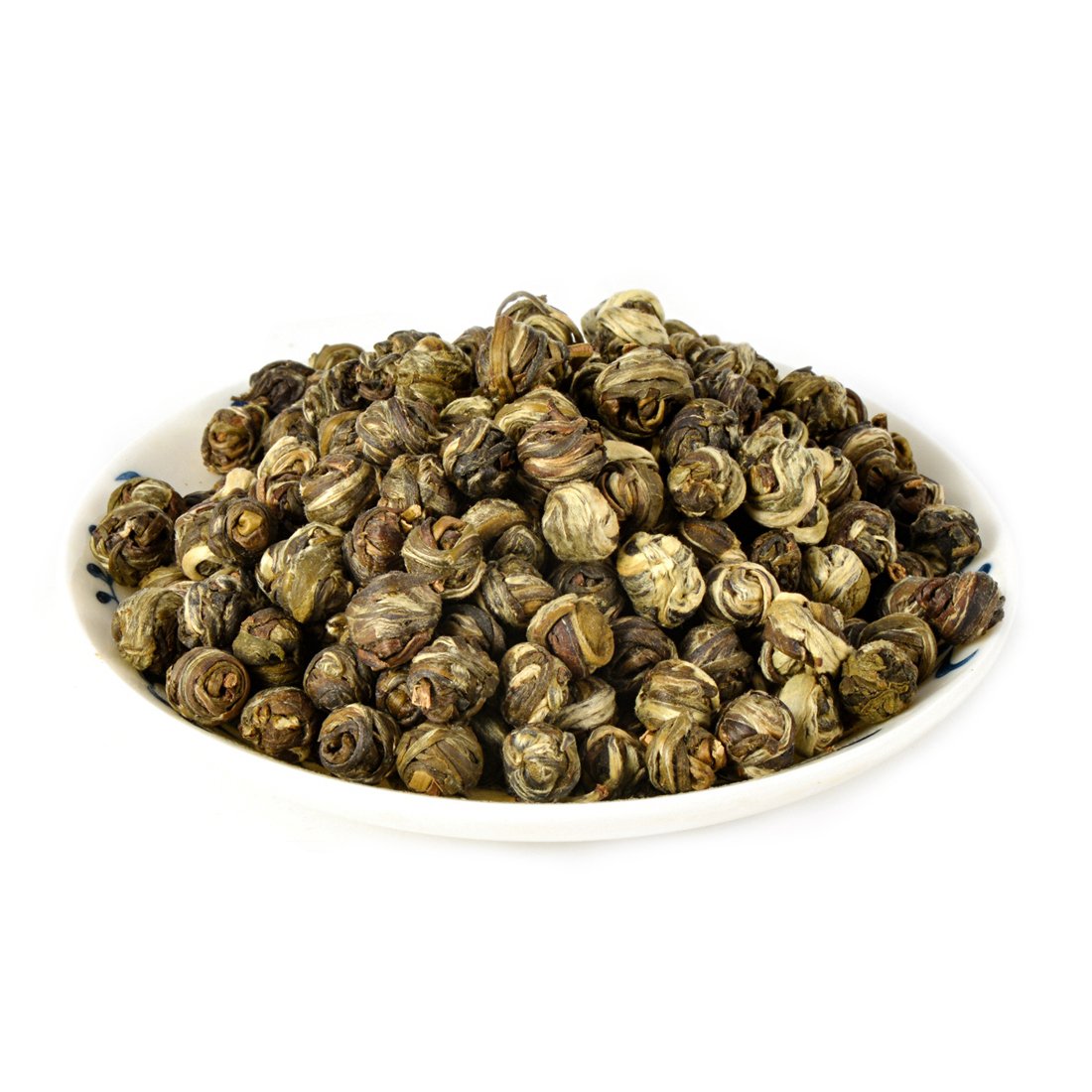Cha Wu-[A] Jasmine Pearls Tea Dragon Ball,3.5Oz/100G,Loose Leaf Green Tea Of Chinese