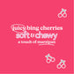 Love + Chew Soft Baked Protein Cookies, Gluten Free | (18) Count Cherry Almond Minis | Vegan, Paleo, Non GMO and Packed with Sup