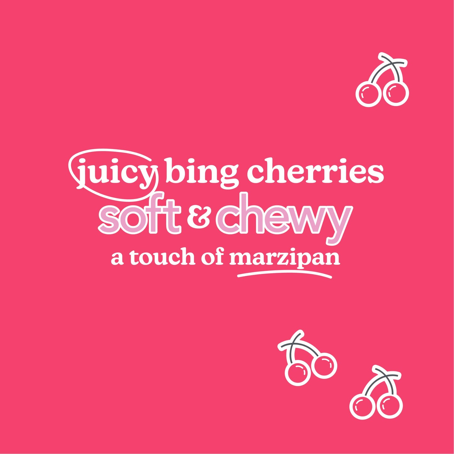Love + Chew Soft Baked Protein Cookies, Gluten Free | (18) Count Cherry Almond Minis | Vegan, Paleo, Non GMO and Packed with Sup
