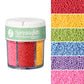 Sweets Indeed Dye Free Sprinkles 6 cell Edible Mix Nonpariels Perfect for Cake Decorations Baking Ice Cream Cookies Cupcake Topp