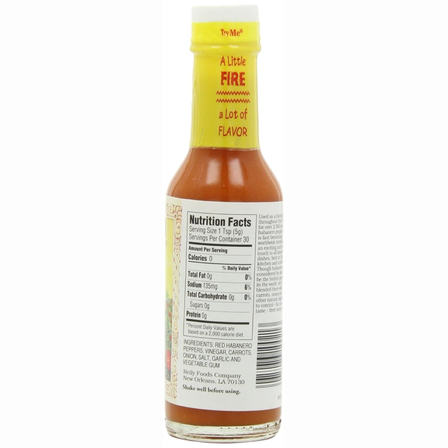 Try Me Yucatan Sunshine Habanero Pepper Sauce, 5 Ounce Bottle (Pack Of 6)