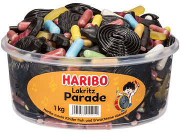 Haribo Lakritz Parade 1Kg (Licorice) By Haribo Germany