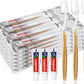 Hqslsund 50 Pack Disposable Toothbrushes With Toothpaste Individually Wrapped, Travel Toothbrush Kit, Hotel Toothbrushes Bulk Fo