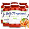Keto Tomato Basil Pasta Sauce by Yo Mama's Foods, No Sugar Added, Low Carb, Low Sodium, Vegan, Gluten Free, Paleo Friendly, and 