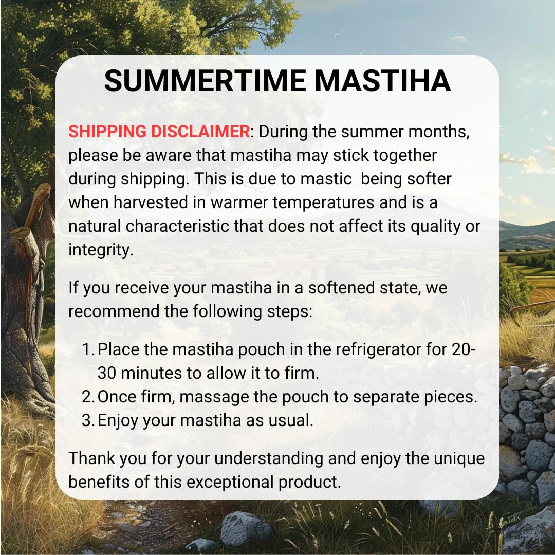 Pure Chios Mastiha Mastic Gum 20G – Chaos Mastiha Large Greek Resin Tears For Jaw Strength & Chewing – Natural, Sugar-Free, Calorie-Free, Long-Lasting Alternative To Jaw Exercisers & Gum