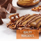 Edward Marc Snappers Peanut Butter & Pretzels Cluster - Crunchy Pretzel Snack With Milk Chocolate For Adults And Kids - 6 Oz (Pa