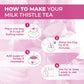 Total Tea 100% Natural Milk Thistle Seeds Tea For Liver Cleanse, Detox, Digestive Health And Immune System - 40 Tea Bags (Packag